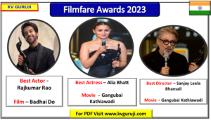 Filmfare Awards 2023 Best Actor, Actress, Director