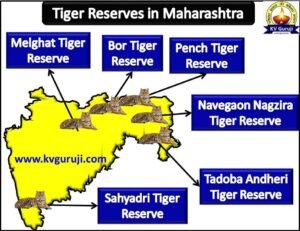 Tiger Reserves in Maharashtra Map