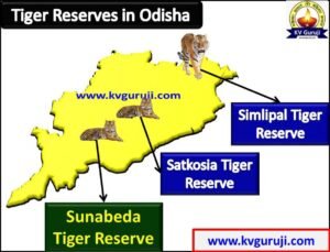 Tiger Reserves in Odisha Map