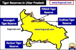 Tiger Reserves in Uttar Pradesh Map
