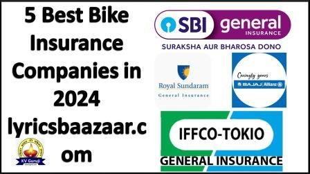 5 Best Bike Insurance Companies in 2025 lyricsbaazaar.com