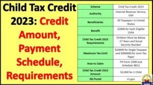 IRS Child Tax Credit 2025: Credit Amount, Payment Schedule, Tax Return 1 IRS Child Tax Credit 2024: Credit Amount, Payment Schedule, Tax Return