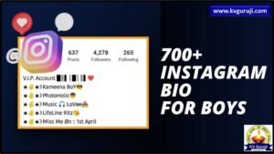 Instagram Bio for Boys 2025: Attitude, Style, Stylish Font, Aesthetic