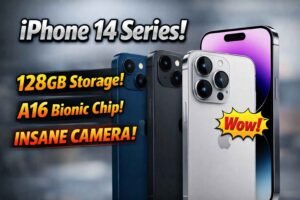 Apple iPhone 14 Series: 128GB, A16 Bionic, with a great camera