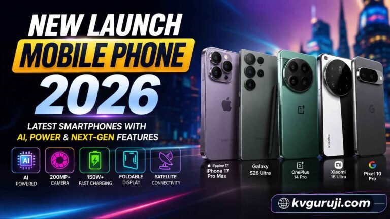New Launch Mobile Phones 2026 Latest Smartphones You Should Watch